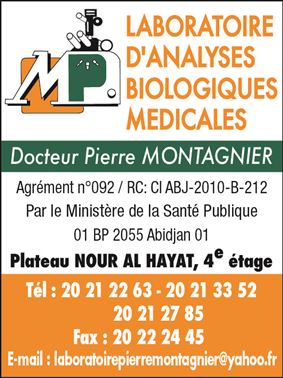 LABORATOIRE D’ANALYSES BIOLOGIQUES MEDICALES DOCTEUR PIERRE MONTAGNIER