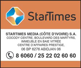 STARTIMES MEDIA COTE D’IVOIRE