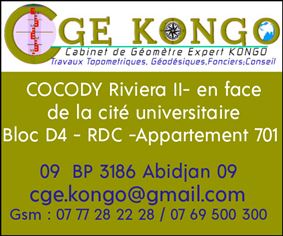 CGE KONGO (CABINET DE GEOMETRE EXPERT KONGO)